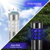 Solarek 6 Pack Outdoor Solar Light IP44 Waterproof RGB Garden Lamp Landscape Lawn DÃ©cor Light
